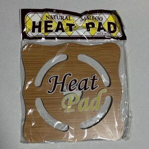 Natural Bamboo Heat Pad - Brown